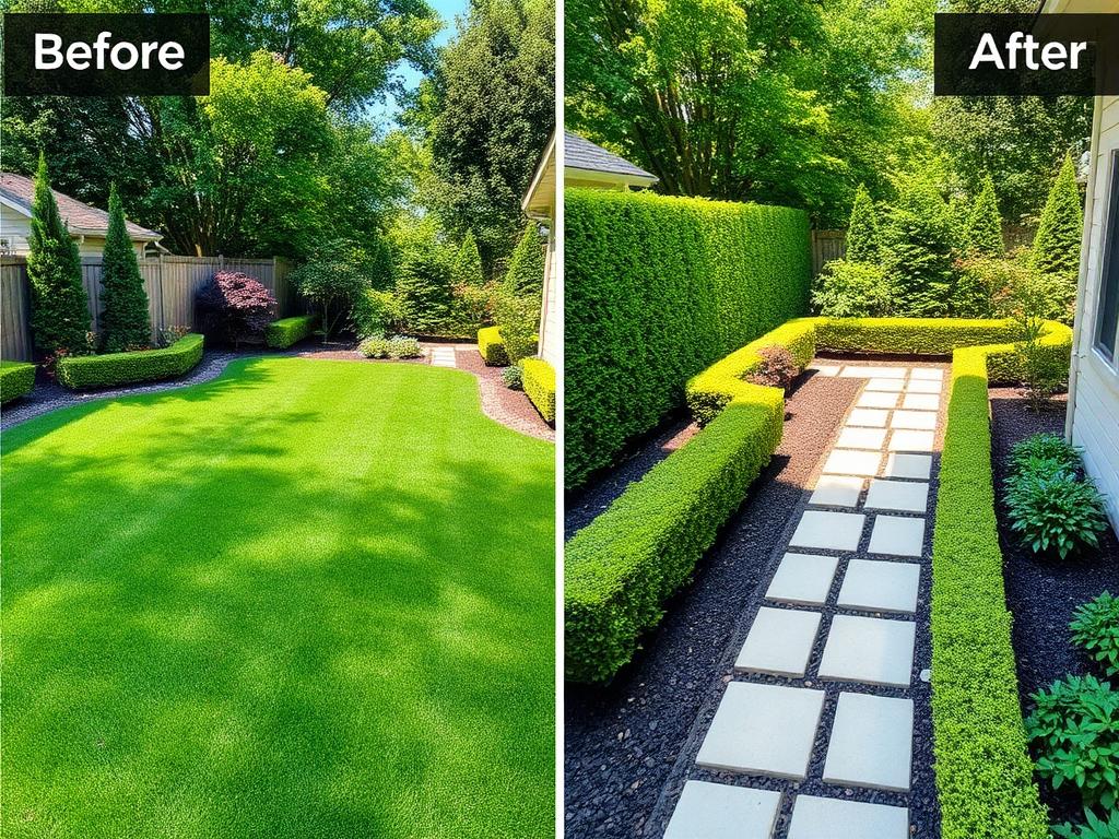Na — Tuinrenovatie — particuliere woning